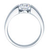 Enstens diamantring med 1,00 ct i 14kt gull. TW-Si. -18012100