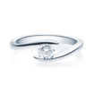 Enstens diamantring med 0,40 ct i 14kt gull. TW-Si. -18015040