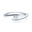 Enstens diamantring med 0,30 ct TW-Si i platina -18015030pt