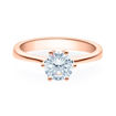 Enstens diamantring Aida m/1,00 ct i 14kt gull. TW-Si. -18016100