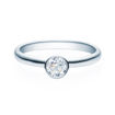 Enstens diamantring med 0,30 ct TW-Si i platina -18019030pt 