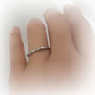 Diamantring i hvitt gull med 0,03 ct W-Si - COC00552h