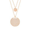 Swarovski smykke Ginger Layered, Rose gold plating - 5253286