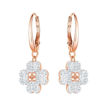 Swarovski øredobber Latisha, Rose gold plating -5420249