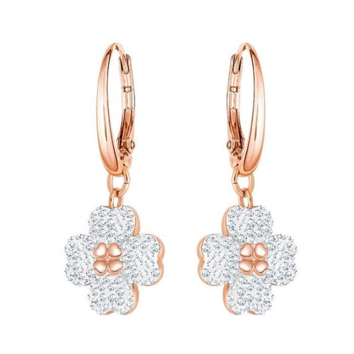 Swarovski øredobber Latisha, Rose gold plating -5420249