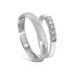 Giftering & diamantring 0,25ct i gull 14kt, 3 mm -8505050-2303030