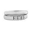 Giftering & diamantring Iselin hvitt gull 14 kt, 3 mm - 1530-8503010