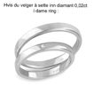 Gifteringer fra OREST i hvitt gull 14kt, 3 mm-11530