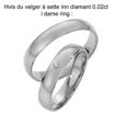 Gifteringer i hvitt gull 14kt, 3,5 mm. OREST-1335