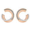 Swarovski øredobber Hero Hoop, Rose gold plating - 5350662