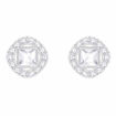 Swarovski øredobber Angelic Square , Rhodium plating - 5368146	