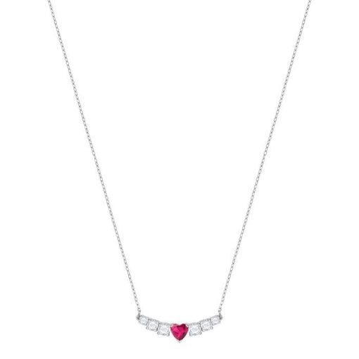 Swarovski collier Love, Rhodium plating -5408434