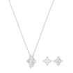 Swarovski smykkesett. Sparkling Dance Star, Rhodium plating - 5349667