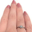 Flerstens diamantring Ja! med 0,12 ct TW-Si i 9kt gull -5100022