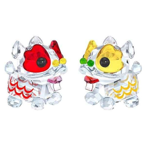 Swarovski figurer. Dancing Lions - 5302563