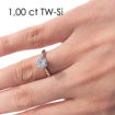 Enstens diamantring Leticia med 0,70 ct i 14kt gull. TW-Si. -18007070