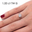 Enstens diamantring Alida med 0,70 ct TW-Si i 14kt gull- 18002070