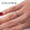 Enstens platina diamantring med 0,16 ct TW-Si -18019016pt