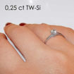 Enstens diamantring Lilya med 0,25 ct i 14kt gull. TW-Si. -18008025