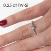 Enstens diamantring Soria med 0,25 ct i 14kt gull. TW-Si. -18010025