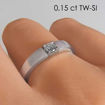 Diamantring Iselin med 0,15 ct TW-Si-8501015