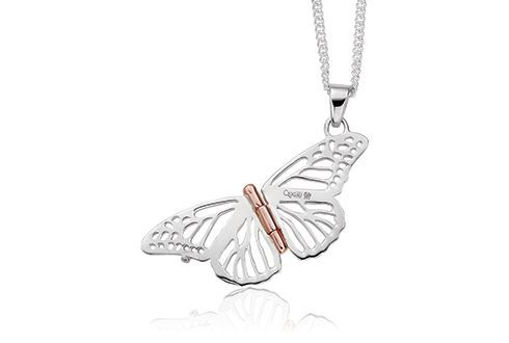 Sølvsmykke Butterfly Locket (Small) - 3SBWP