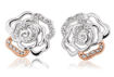 Sølv øredobber Royal Roses® Topaz Stud - 3SRORE3