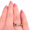 Enstens diamantring Ja! med 0,21 ct i 14kt gult gull. TW-Si. -51000300