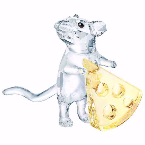 Swarovski figurer. Mouse with cheese - 5464939